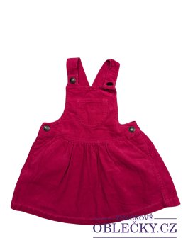 Zvětšit Manšestrové šaty růžové pro holky secondhand mothercare