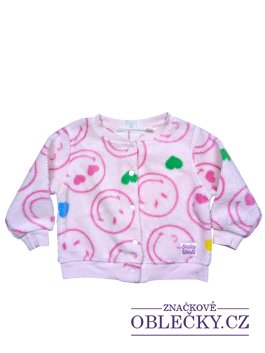 Zvětšit Růžová mikina huňatá s obrázky pro holky secondhand H&M