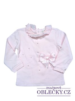 Zvětšit Růžová mikina zdobená pro holky secondhand Mintini Baby