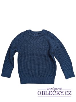 Zvětšit Tmavě modrý pletený svetr pro kluky secondhand Next