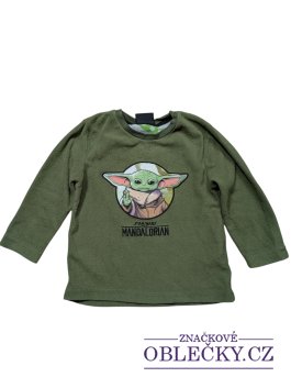 Zvětšit Fleecová mikina zelená Baby Yoda pro kluky secondhand Star Wars