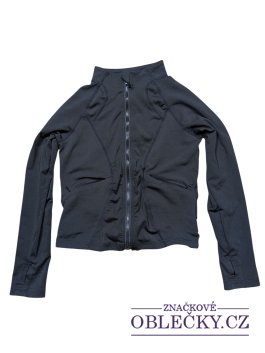 Zvětšit Černá elastická sportovní mikina pro holky secondhand Shein