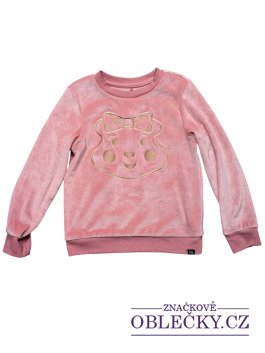 Zvětšit Světle růžová mikina na styl semiše pro holky secondhand George