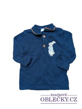 Zvětšit Tmavě modrý svetr pro kluky secondhand Peter Rabbit