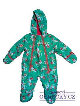 Zvětšit Zelená zimní kombinéza s obrázky pro kluky secondhand Joules