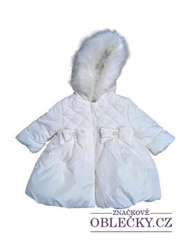 Zvětšit Bílá zimní bunda pro holky secondhand Mintini Baby