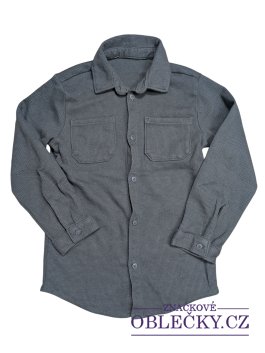 Zvětšit Tmavá pletená košile pro kluky secondhand George