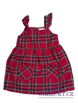 Zvětšit Červené kostkované šaty pro holky secondhand Primark