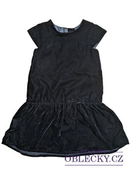Zvětšit Černé semišové šaty secondhand H&M