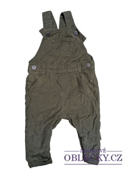 Zvětšit Tmavě zelený overal pro kluky žebrovaný secondhand F&F