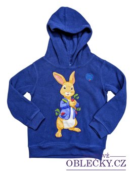 Zvětšit Modrá fleecová mikina pro kluky s králíčkem secondhand Peter Rabbit
