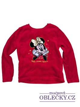 Zvětšit Červená huňatá mikina Minie pro holky secondhand Disney