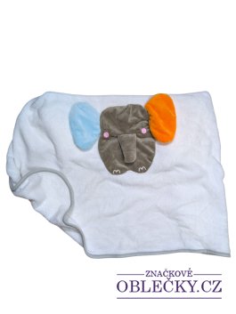 Zvětšit Bílá dečka se slonem secondhand Teeny Wonders
