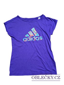 Zvětšit Fialové triko pro holky secondhand Adidas