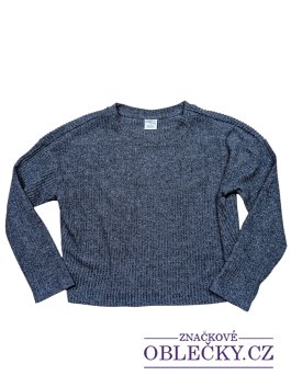 Zvětšit Tmavé teplé triko žebrované pro holky secondhand Page One
