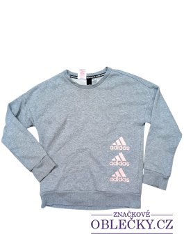Zvětšit Šedá mikina pro holky secondhand Adidas