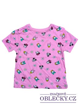 Zvětšit Růžové triko s obrázky pro holky secondhand Disney