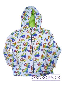 Zvětšit Bílá bunda s obrázky pro kluky secondhand Next