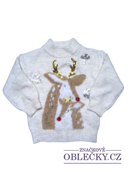 Zvětšit krémový svetr pro holky secondhand