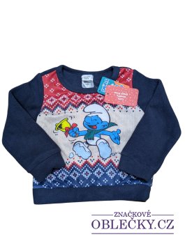 Zvětšit modrá mikina šmoulové pro kluky outlet 