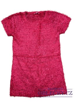 Zvětšit Červené teplé chlupaté šaty pro holky secondhand Miss Evie