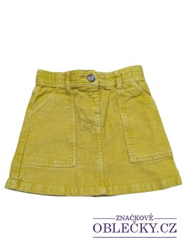 Zvětšit Žlutá manšestrová sukně pro holky John Lewis