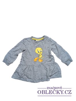 Zvětšit Šedé šaty s obrázkem pro holky secondhand Looney Tunes