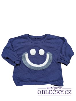 Zvětšit Tmavě modrá slabá mikina s obrázkem pro kluky secondhand 