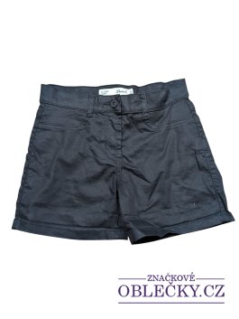 Zvětšit Černé pevné kraťasy se třpytkami pro holky secondhand Denim