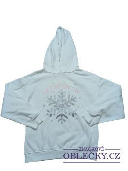 Zvětšit Bílá mikina se zimní tématikou pro holky secondhand Primark