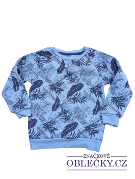 Zvětšit Světle modrá mikina s obrázky pro kluky secondhand Primark