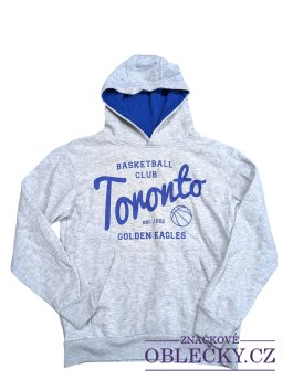 Zvětšit Šedá mikina s nápisem pro kluky secondhand Sinsay