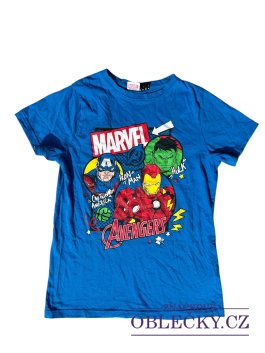 Zvětšit modré triko pro kluky Avengers secondhand Marvel 