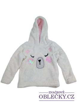 Zvětšit Bílá mikina pro holky s medvídkem secondhand