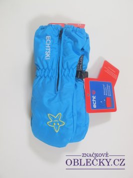 Zvětšit Tyrkysové zimní rukavice pro děti s palečkem  nové