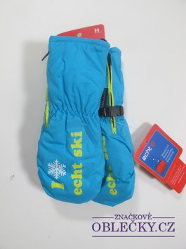 Zvětšit Tyrkysové zimní rukavice pro děti s palečkem  nové